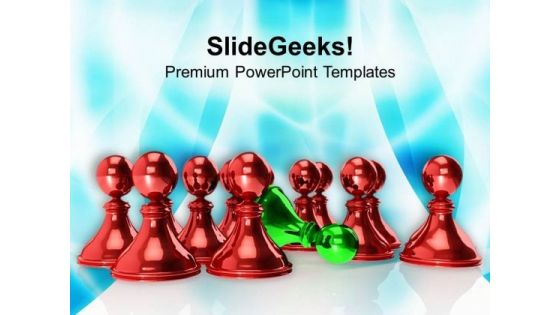 Illustration Of Chess Game PowerPoint Templates Ppt Backgrounds For Slides 0213