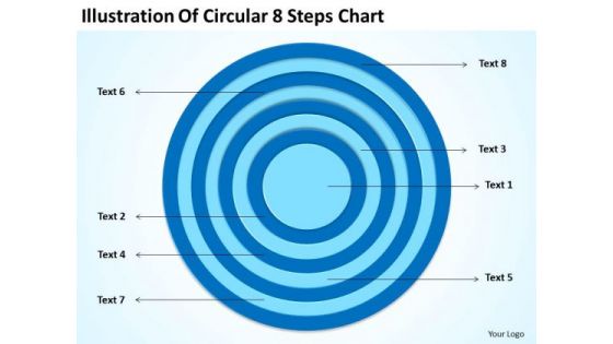 Illustration Of Circular 8 Steps Chart Best Business Plan Templates PowerPoint