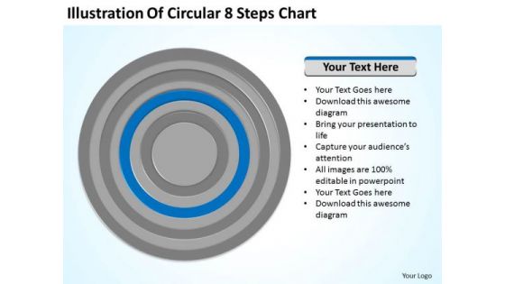 Illustration Of Circular 8 Steps Chart Ppt Business Plan Help PowerPoint Templates