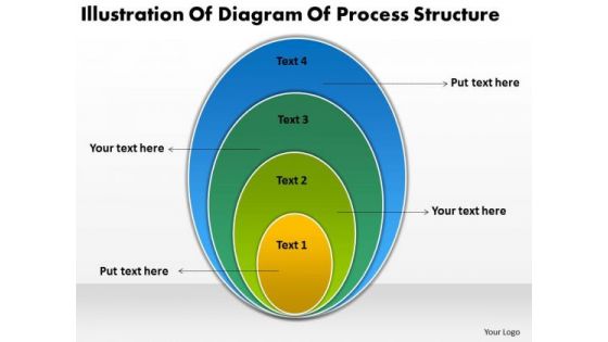 Illustration Of Diagram Process Structure Business Plan PowerPoint Slides