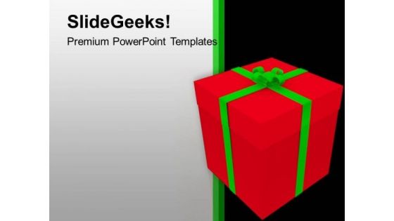 Illustration Of Gift Box PowerPoint Templates Ppt Backgrounds For Slides 0213