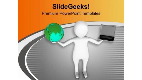 Illustration Of Global Business PowerPoint Templates Ppt Backgrounds For Slides 0313