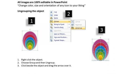 Illustration Of Multicolored Circles 6 Stages Business Planning PowerPoint Templates