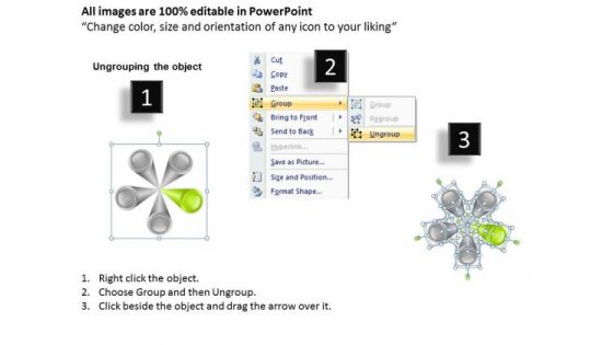 Illustration Of Multicolored Spoke Diagram 5 Stages Business Plan Excel PowerPoint Templates