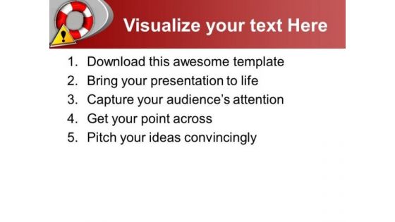 Illustration Of Rescue Icons PowerPoint Templates Ppt Backgrounds For Slides 0113
