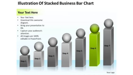 Illustration Of Stacked Business Bar Chart Ppt How To Start Plan PowerPoint Slides