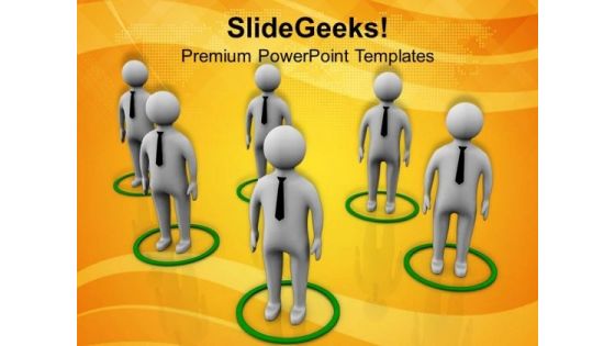 Illustration Of Team Network PowerPoint Templates Ppt Backgrounds For Slides 0713