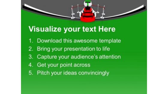 Illustration Of Winner Podium PowerPoint Templates Ppt Backgrounds For Slides 0713