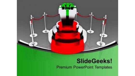 Illustration Of Winner Podium PowerPoint Templates Ppt Backgrounds For Slides 0713