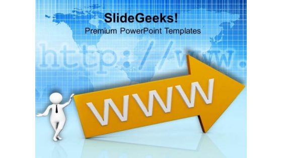 Illustration Of World Wide Web PowerPoint Templates Ppt Backgrounds For Slides 0813