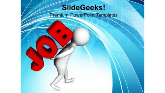 Image Of A Man Searching For Job PowerPoint Templates Ppt Backgrounds For Slides 0813