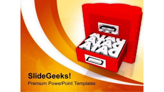 Image Of Data Storage PowerPoint Templates Ppt Backgrounds For Slides 0713