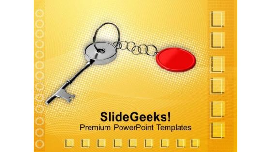 Image Of Key Chain Protection PowerPoint Templates Ppt Backgrounds For Slides 0113