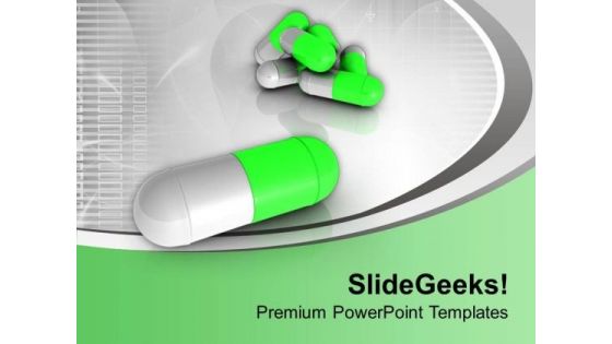 Image Of Medical Capsules PowerPoint Templates Ppt Backgrounds For Slides 0713