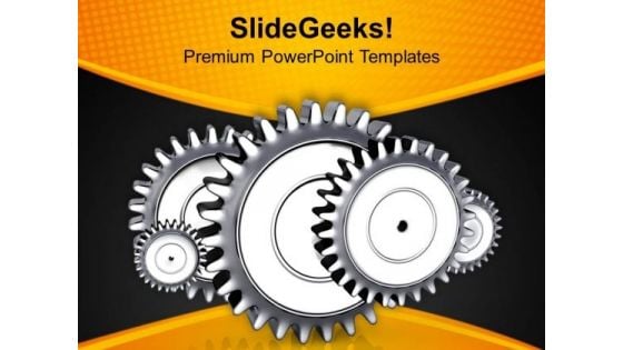 Image Of Metal Gears PowerPoint Templates Ppt Backgrounds For Slides 0713 Image Of Metal Gears PowerPoint Templates Ppt Backgrounds For Slides 0713