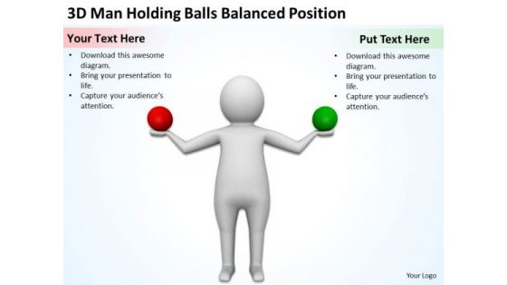 Images Of Business People 3d Man Holding Balls Balanced Position PowerPoint Slides Images Of Business People 3d Man Holding Balls Balanced Position PowerPoint Slides