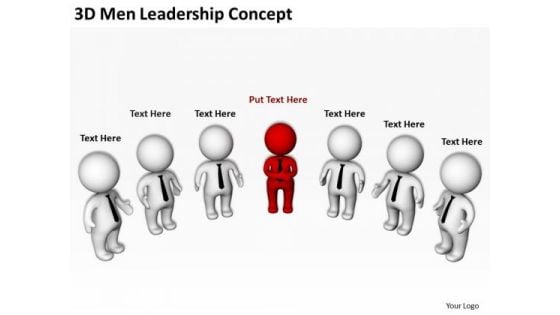 Images Of Business People 3d Men Leadership Concept PowerPoint Slides