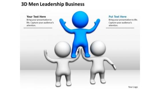Images Of Business People 3d Men Leadership World PowerPoint Templates Slides
