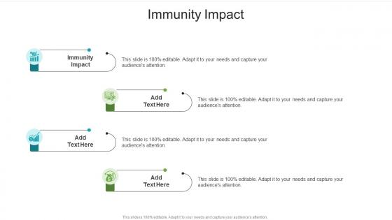 Immunity Impact In Powerpoint And Google Slides Cpb