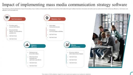 Impact Of Implementing Mass Media Communication Strategy Software Portrait Pdf