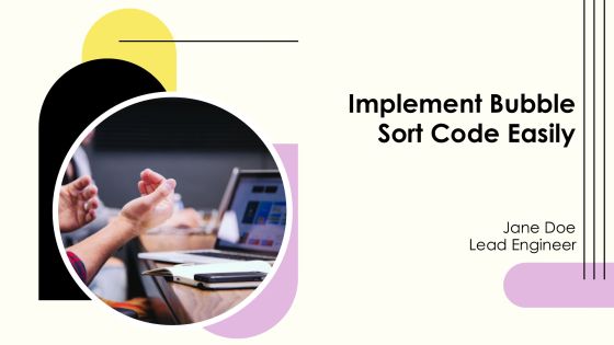 Implement Bubble Sort Code Easily PPT Graphics AT