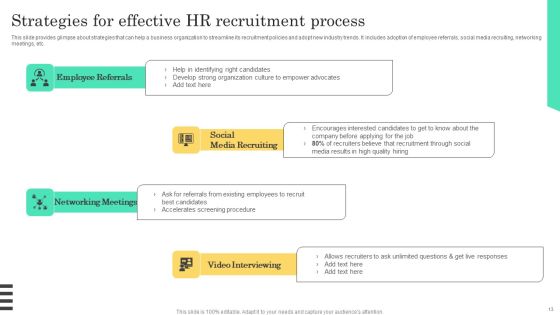Implementable Hiring And Selection Planning Procedure Complete Deck Slide13
