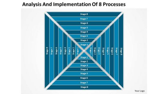 Implementation Of 8 Processess Marketing Business Plan Outline PowerPoint Templates Implementation Of 8 Processess Marketing Business Plan Outline PowerPoint Templates