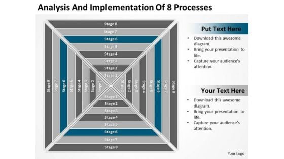 Implementation Of 8 Processess Ppt Business Proposals Examples PowerPoint Templates