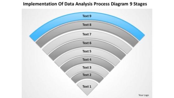 Implementation Of Data Analysis Process Diagram 9 Stages Ppt Business Plan PowerPoint Templates