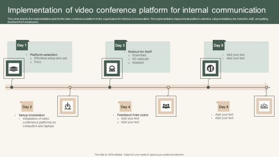 Implementation Of Video Conference Instant Messenger For Internal Business Operations Summary Pdf