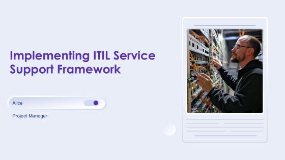 Implementing Itil Service Support Framework PPT Designs AT