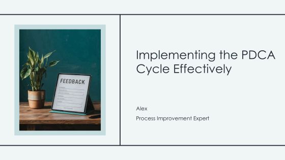Implementing The Pdca Cycle Effectively PPT Sample AT