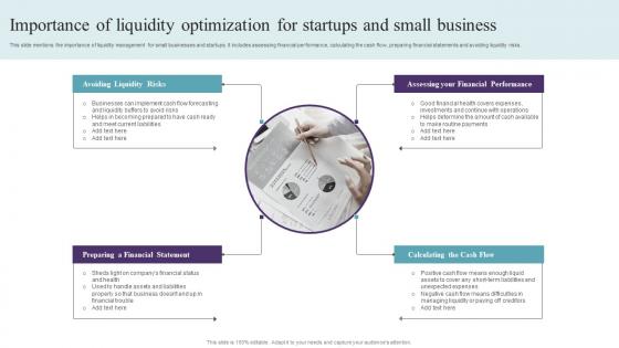 Importance Of Liquidity Optimization For Startups And Small Business Pictures Pdf