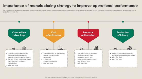 Importance Of Manufacturing Strategy To Improve Manufacturing Strategy Driving Industry 4 0 Importance Of Manufacturing Strategy To Improve Manufacturing Strategy Driving Industry 4 0