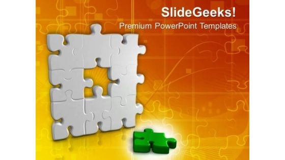 Important Part Of Puzzle Business PowerPoint Templates Ppt Backgrounds For Slides 0113