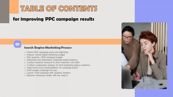 Improving PPC Campaign Results Table Of Contents Download Pdf