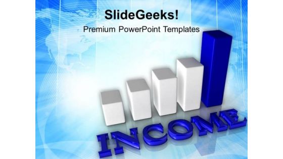 Income Bar Graph Business Analysis PowerPoint Templates Ppt Backgrounds For Slides 0413