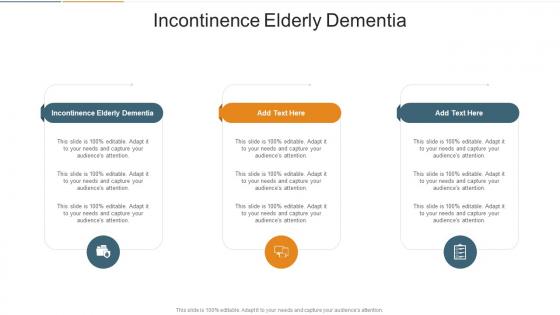 Incontinence Elderly Dementia In Powerpoint And Google Slides Cpb