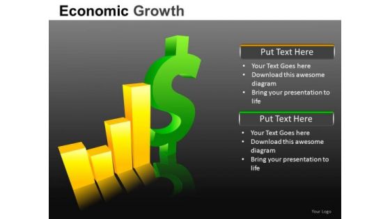 Increase In Financial Profits PowerPoint Templates