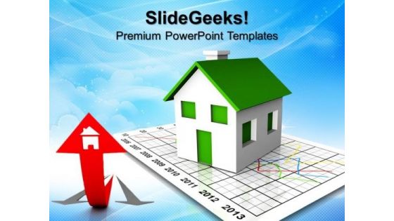 Increase In Housing Rates Business PowerPoint Templates And PowerPoint Themes 0912