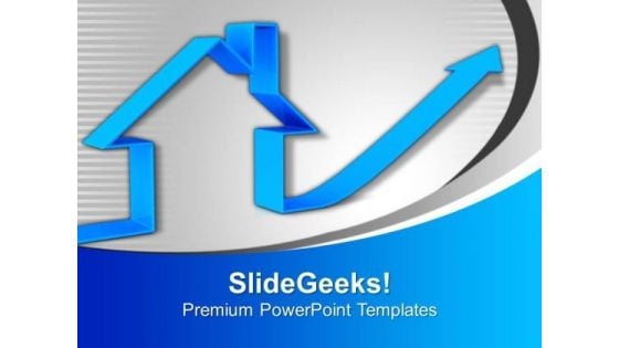 Increase In Process Real Estate Concept PowerPoint Templates Ppt Backgrounds For Slides 0113