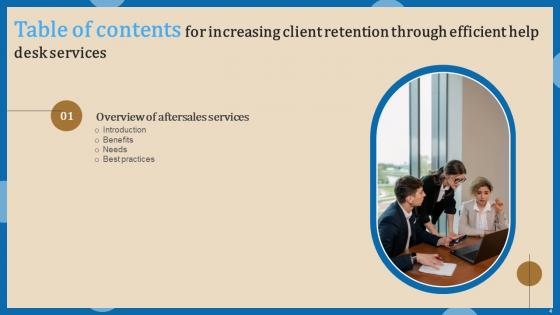 Increasing Client Retention Through Efficient Help Desk Services Complete Deck