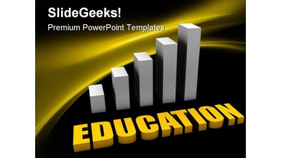 Increasing Costs Of Education PowerPoint Backgrounds And Templates 1210