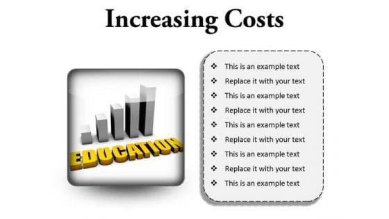 Increasing Costs Of Education PowerPoint Presentation Slides S