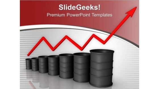 Increasing Price Of Oil Petroleum Savings PowerPoint Templates Ppt Backgrounds For Slides 0213