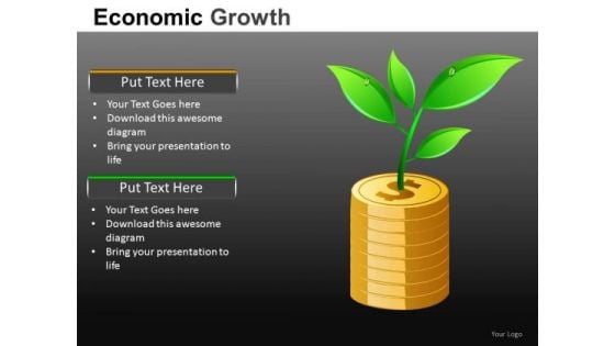 Increasing Wealth Money PowerPoint Slides