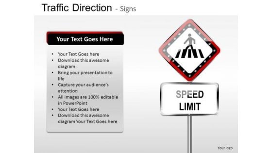 Indication Traffic Direction PowerPoint Slides And Ppt Diagram Templates