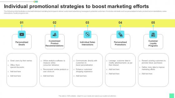 Individual Promotional Strategies Introduction To Niche Marketing Audience Segmentation Icons Pdf