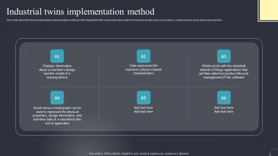 Industrial Twins Implementation Industrial Transformation Using Digital Twin Brochure Pdf