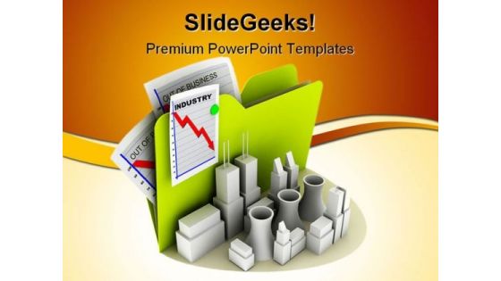 Industry Business PowerPoint Template 1110